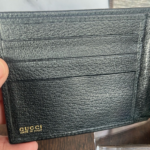 Gucci bi fold black wallet - Picture 4 of 8
